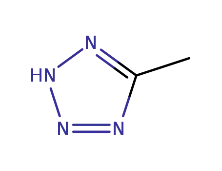 Molecular Structure of 4076-36-2 (5-Methyl-1H-tertazole)