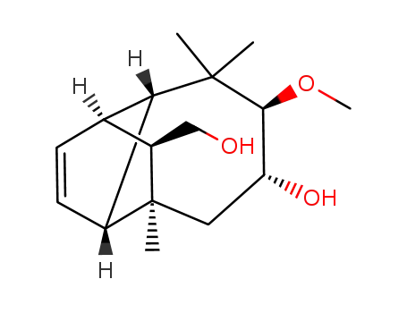 (1R)(2R)(4R)(5R)(7S)(8R)(9S)-3,3,7-Trimethyl-4-methoxy-5-hydroxy-8-(hydroxymethyl)tricyclo<5.4.01,7.02,9>-10-undecene