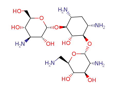 Molecular Structure of 4696-76-8 (Bekanamycin)