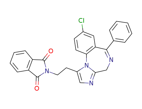 N-[2-(8-chloro-6-phenyl-4H-benzo[f]imidazo[1,5-a][1,4]diazepin-1-yl)-ethyl]-phthalimide