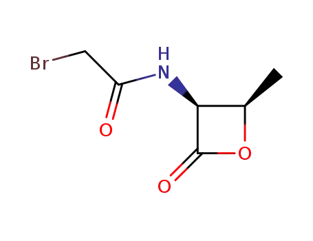 (3S,4R)-3-<(Bromoacetyl)amino>-4-methyl-2-oxetanone