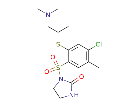 1-[4-Chloro-2-(2-dimethylamino-1-methyl-ethylsulfanyl)-5-methyl-benzenesulfonyl]-imidazolidin-2-one