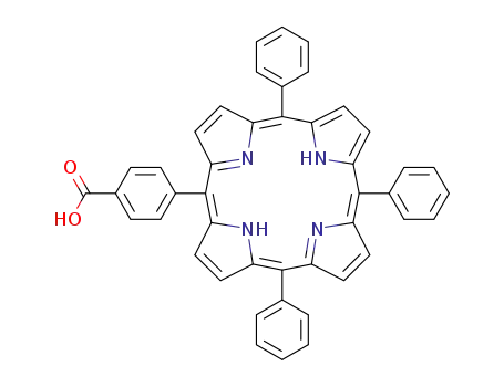 4-(10,15,20-triphenyl-21H,23H-porphin-5-yl)benzoic acid