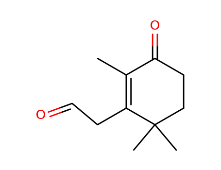 2,4,4-trimethyl-3-(2-oxoethyl)-2-cyclohexen-1-one