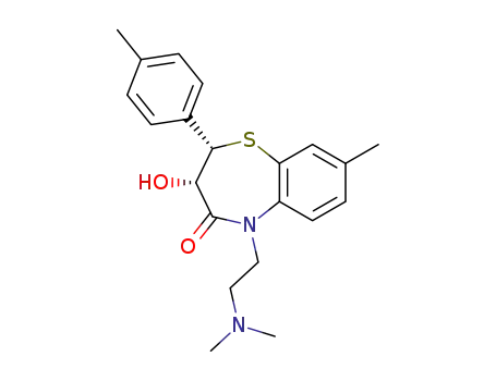 (2S,3S)-5-(2-Dimethylamino-ethyl)-3-hydroxy-8-methyl-2-p-tolyl-2,3-dihydro-5H-benzo[b][1,4]thiazepin-4-one