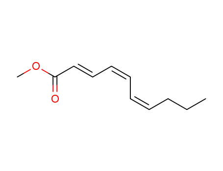 Molecular Structure of 200125-18-4 (2,4,6-Decatrienoic acid, methyl ester, (2E,4Z,6Z)-)