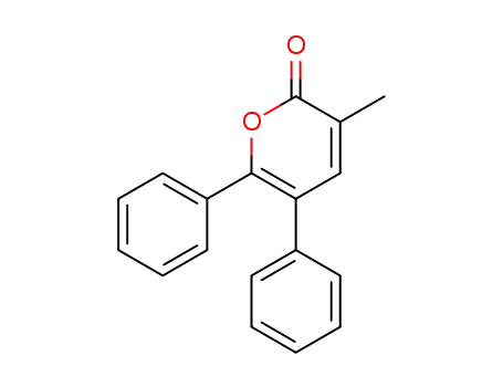 3-methyl-5,6-diphenyl-(2H)-pyran-2-one