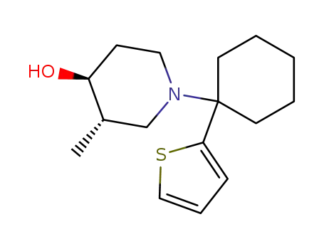 (3S,4S)-3-Methyl-1-(1-thiophen-2-yl-cyclohexyl)-piperidin-4-ol