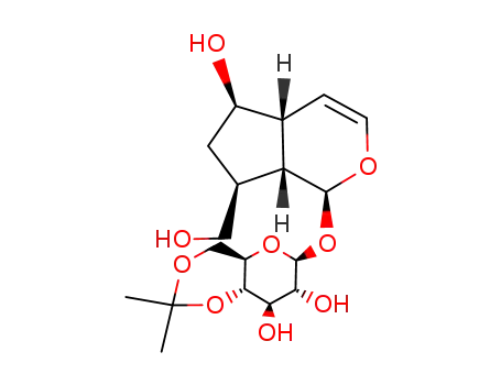 10β-4',6'-O-isopropylidene-3,4,7,8-tetrahydroaucubin