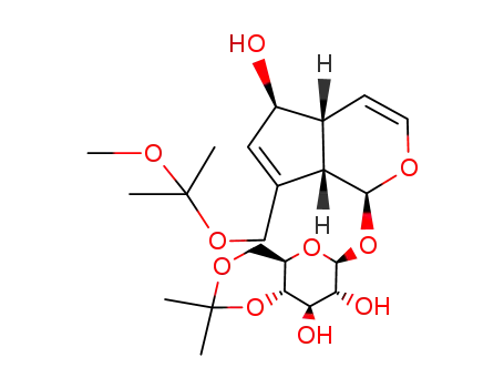 4',6'-O-isopropylidene-10-O-(1-methyl-1-methoxyethyl)aucubin