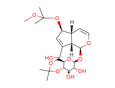 4',6'-O-isopropylidene-6-O-(1-methyl-1-methoxyethyl)aucubin