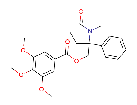 3,4,5-trimethoxy-benzoic acid 2-(formyl-methyl-amino)-2-phenyl-butyl ester