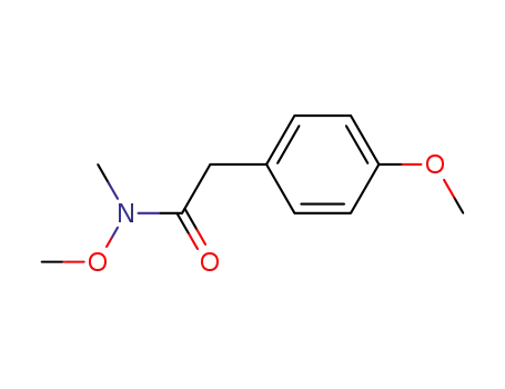 N-methoxy-2-(4-methoxyphenyl)-N-methylethanamide