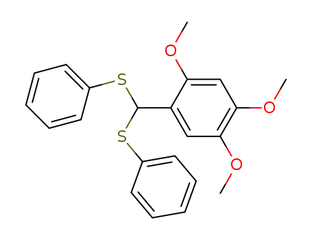 1-(diphenylsulfanylmethyl)-2,4,5-trimethoxybenzene