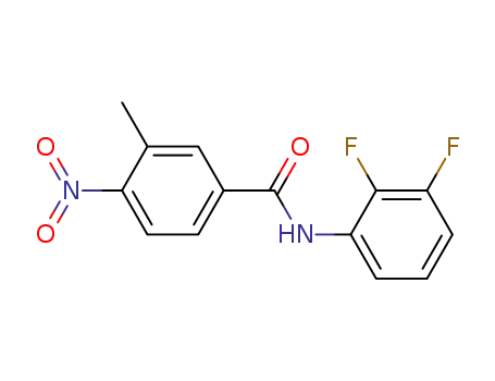 N-(2,3-difluoro-phenyl)-3-methyl-4-nitro-benzamide