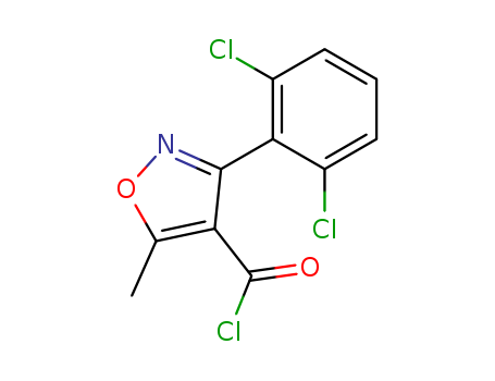 3-(2,6-Dichlorophenyl)-5-methylisoxazole-4-carbonyl chloride(4462-55-9)