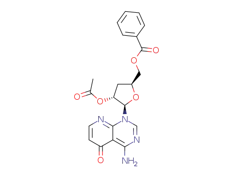benzoic acid 4-acetoxy-5-(4-amino-5-oxo-5H-pyrido[2,3-d]pyrimidin-1-yl)-tetrahydro-furan-2-ylmethyl ester