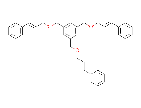 1,3,5-Tris-((E)-3-phenyl-allyloxymethyl)-benzene