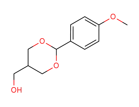 Molecular Structure of 465540-17-4 (1,3-Dioxane-5-methanol, 2-(4-methoxyphenyl)-)