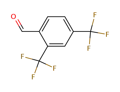 Molecular Structure of 59664-42-5 (2,4-BIS(TRIFLUOROMETHYL)BENZALDEHYDE)