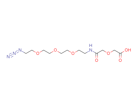 3,6,9,15-Tetraoxa-12-azaheptadecan-17-oic acid, 1-azido-13-oxo-