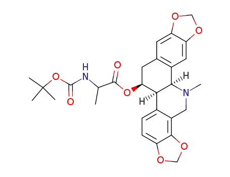 O-(N-tert-butoxycarbonyl-alanyl) chelidonine