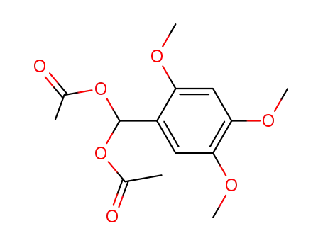 acetic acid acetoxy-(2,4,5-trimethoxy-phenyl)-methyl ester