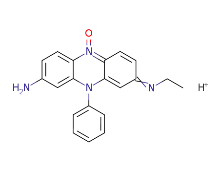 3-amino-7-ethylamino-5-phenylphenazinium 10-N-oxide