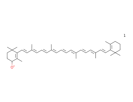 2,4,4-Trimethyl-3-[(1E,3E,5E,7E,9E,11E,13E,15E,17E)-3,7,12,16-tetramethyl-18-(2,6,6-trimethyl-cyclohex-1-enyl)-octadeca-1,3,5,7,9,11,13,15,17-nonaenyl]-cyclohex-2-enyl-oxonium