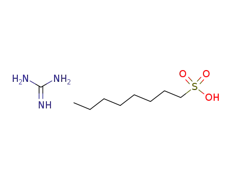 octane-1-sulfonic acid; compound with guanidine
