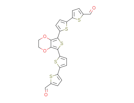 2,5-bis(5''-formyl-5',2''-bithienyl-2'-yl)-3,4-ethylenedioxythiophene
