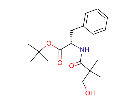 tert-butyl (S)-2-[(3-hydroxy-2,2-dimethylpropanoyl)amino]-3-phenylpropanoate
