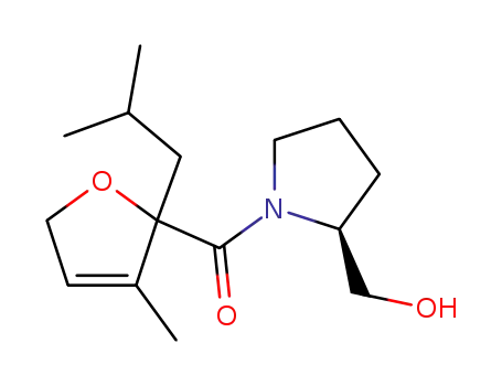 (2'S)-(2'-hydroxymethyl-pyrrolidin-1'-yl)-(2-isobutyl-3-methyl-2,5-dihydrofuran-2-yl)-methanone