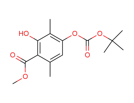 4-O-(t-butoxycarbonyl)-2-hydroxy-3,6-dimethyl methylbenzoate