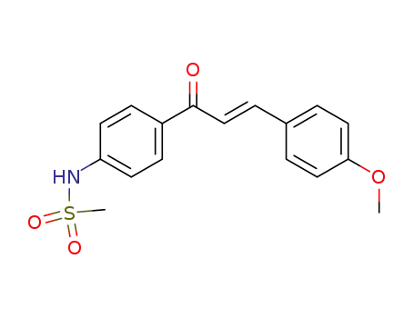 N-(4-(3-(4-methoxyphenyl)acryloyl)phenyl)methanesulfonamide