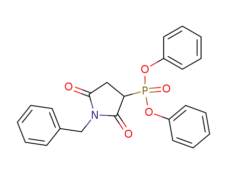 diphenyl 1-benzyl-2,5-dioxopyrrolidin-3-ylphosphonate