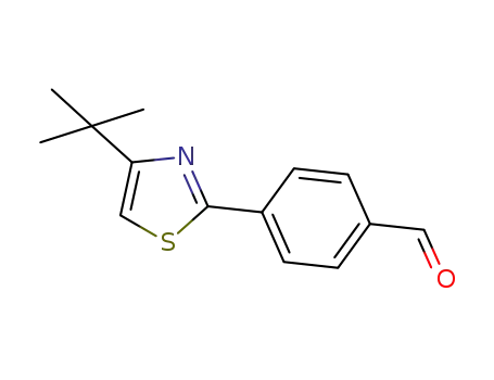 4-[4-(tert-butyl)-1,3-thiazol-2-yl]benzaldehyde