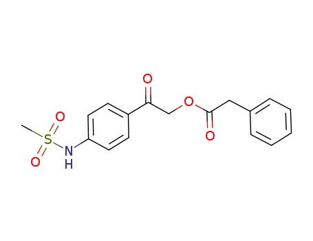 4-methylsulfonamidophenacyl phenylacetate