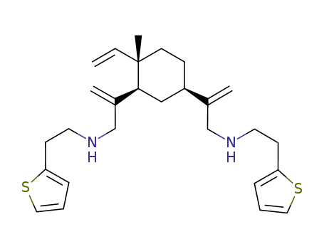 [2-(2-methyl-5-{1-[(2-thiophen-2-yl-ethylamino)-methyl]-vinyl}-2-vinyl-cyclohexyl)-allyl]-(2-thiophen-2-yl-ethyl)-amine