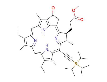 methyl 3-ethyl-20-(triisopropylsilylethynyl)-pyropheophorbide a