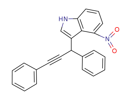 3-(1,3-diphenylprop-2-ynyl)-4-nitro-1H-indole