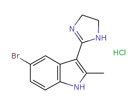 5-bromo-3-(4,5-dihydro-1H-imidazol-2-yl)-2-methyl-1H-indole hydrochloride