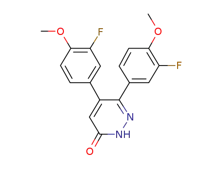 5,6-bis(3-fluoro-4-methoxyphenyl)-2H-pyridazin-3-one
