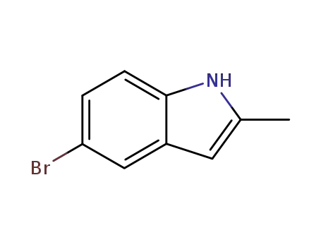 Molecular Structure of 1075-34-9 (5-BROMO-2-METHYLINDOLE)