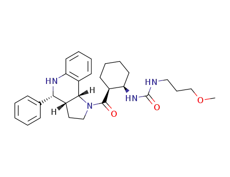 N-(3-methoxypropyl)-N'-((1R,2S)-2-{[(3aR,4R,9bR)-4-phenyl-2,3,3a,4,5,9b-hexahydro-1H-pyrrolo[3,2-c]quinolin-1-yl]carbonyl}cyclohexyl)urea