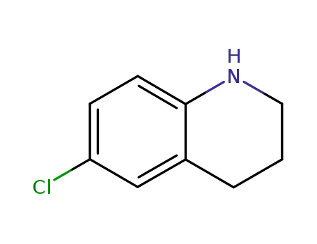 Molecular Structure of 49716-18-9 (6-CHLORO-1,2,3,4-TETRAHYDROQUINOLINE)