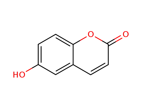 Molecular Structure of 6093-68-1 (6-HYDROXYCOUMARIN)