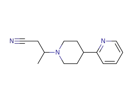 3-[4-(pyridin-2-yl)-piperidin-1-yl)-3-methylpropionitrile