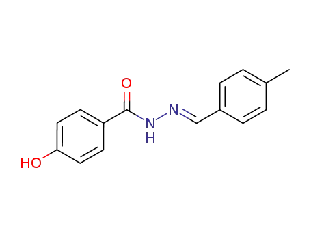 4-hydroxy-N’-[(E)-(4-methylphenyl)methylidene]benzohydrazide monomethanolate