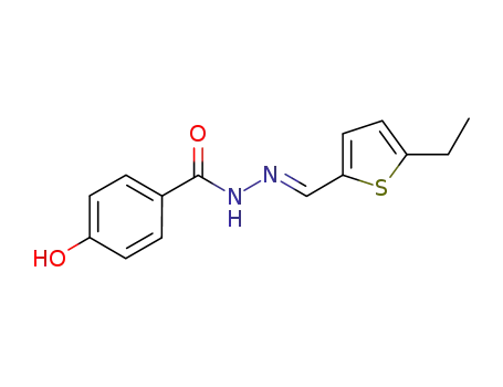 4-hydroxybenzoic acid (5-ethylthiophen-2-ylmethylene)hydrazide
